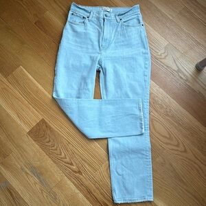 Abercrombie & Fitch curve love angle straight ultra high rise